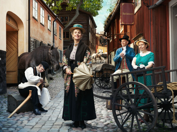 Människor och djur i Skansen stadskvarter